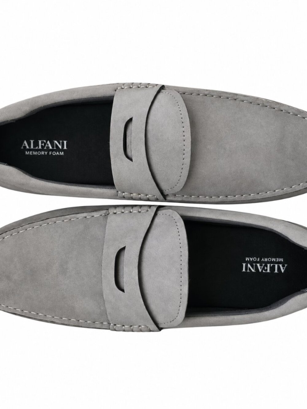 Alfani Gray Memory Foam Penny Loafers Men’s Size 13